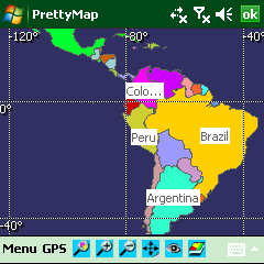 PrettyMap - World Atlas and Maps, GPS 6.0